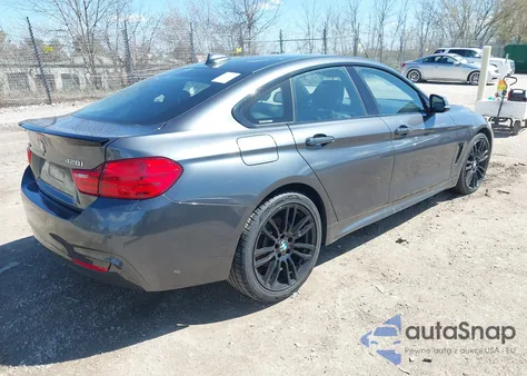 2015 BMW 428 Gran Coupe xDrive z USA, uszkodzony, nr VIN WBA4A7C58FD415368